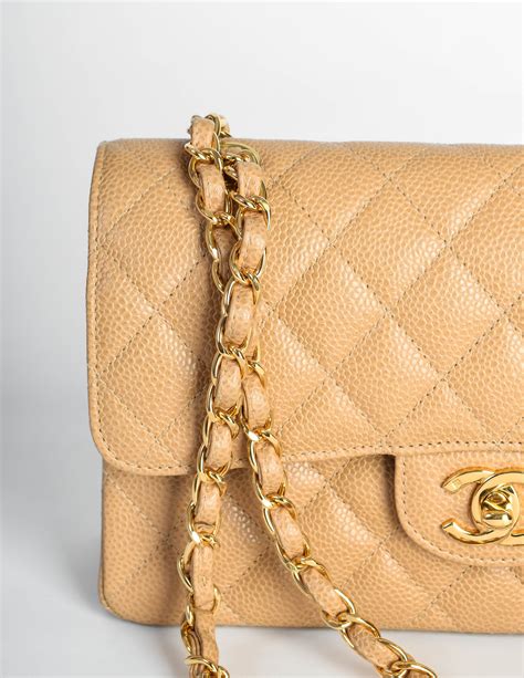 chanel beige color bag